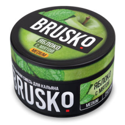 Смесь BRUSKO ЯБЛОКО С МЯТОЙ (MEDIUM) 250 гр