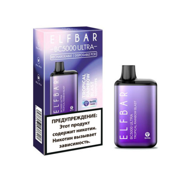 Elfbar BC5000 (Тропические фруктовые конфеты), 5000 тяг в Сочи