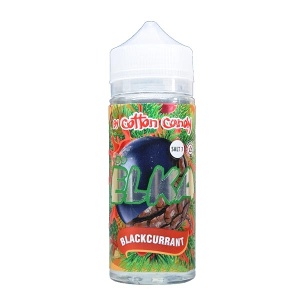 Жидкость Cotton Candy ЁLKA BLACKCURRANT (Хвоя С Мятой И Чёрной Смородиной) (120 мл, 0 мг/мл) в Сочи