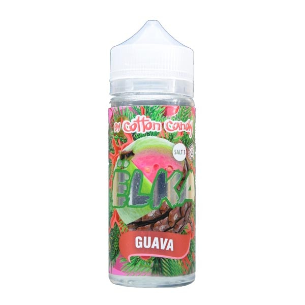 Жидкость Cotton Candy ЁLKA GUAVA (Хвоя С Мятой И Гуавой) (120 мл, 0 мг/мл) в Сочи