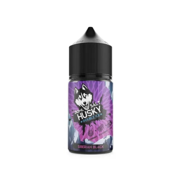 Жидкость Husky salt Double ice Siberian Black (Малина ежевика мята) (30 мл, 20 мг/мл) в Сочи
