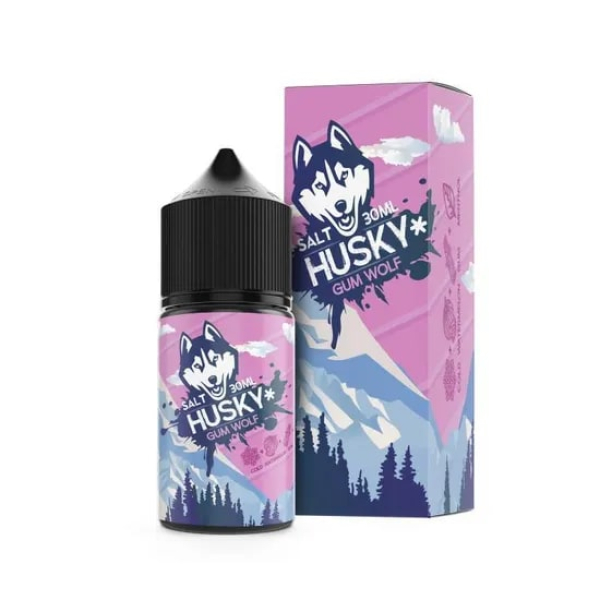 Жидкость Husky salt Malaysian series Gum wolf (Жвачка холодок арбуз) (30 мл, 20 мг/мл) в Сочи