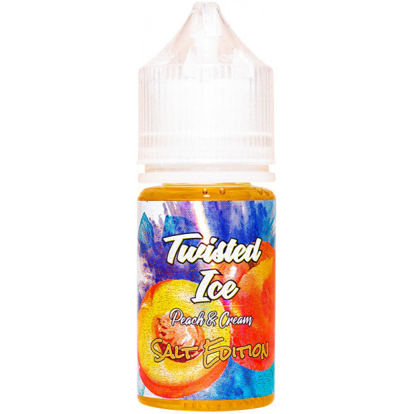 Жидкость Twisted Ice Salt Peach&Cream (Персиково Сливочный Щербет) (30 мл, 20 мг/мл) в Сочи
