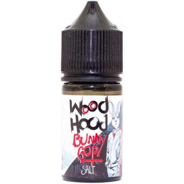 Жидкость Wood Hood Bunny Gop (Малина Черника Черная Смородина Лед) (30 мл, 20 мг/мл) в Сочи