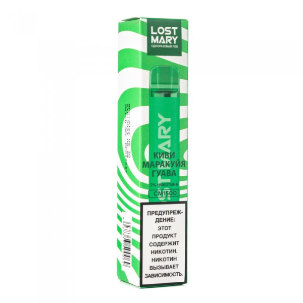 Lost Mary Kiwi Passion Fruit Guava Киви Маракуйя Гуава, 1500 тяг в Сочи
