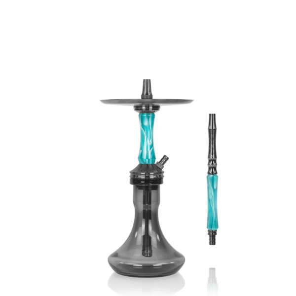 Кальян Ocean Hookah Kaif Small 2 (черный,бирюзовый, 53 см) в Сочи