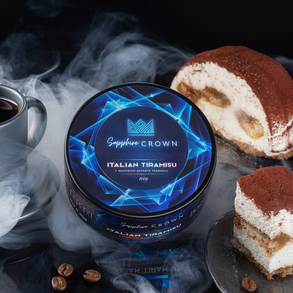 Табак Sapphire Crown Italian Tiramisu (Сливочный крем бисквит) 100 гр в Сочи