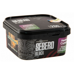 Табак SEBERO BLACK HERBAL CURRANT 200 гр