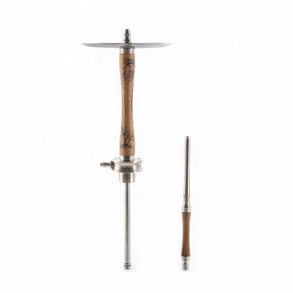 Кальян Y.K.A.P. EGO Grom Pro E2 (Серебро,Коричневый, 53 см) в Сочи