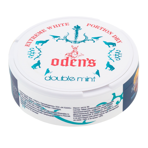 Жевательный табак Odens Double Mint 9 грамм в Сочи
