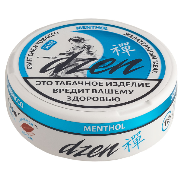 Жевательный табак Dzen Slim Menthol 9 грамм в Сочи
