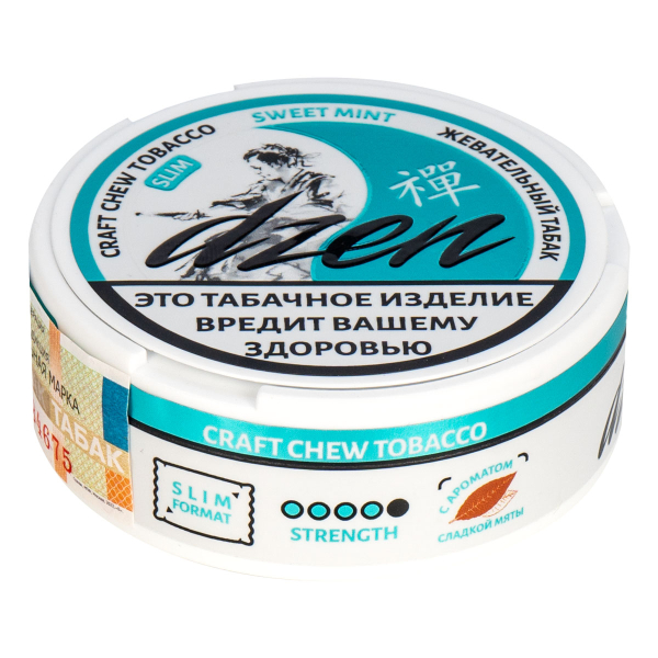 Жевательный табак Dzen Slim Sweet Mint 9 грамм в Сочи