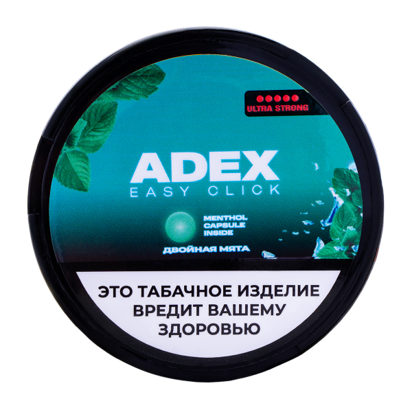 Жевательный табак ADEX Strong Двойная Мята 9 грамм в Сочи
