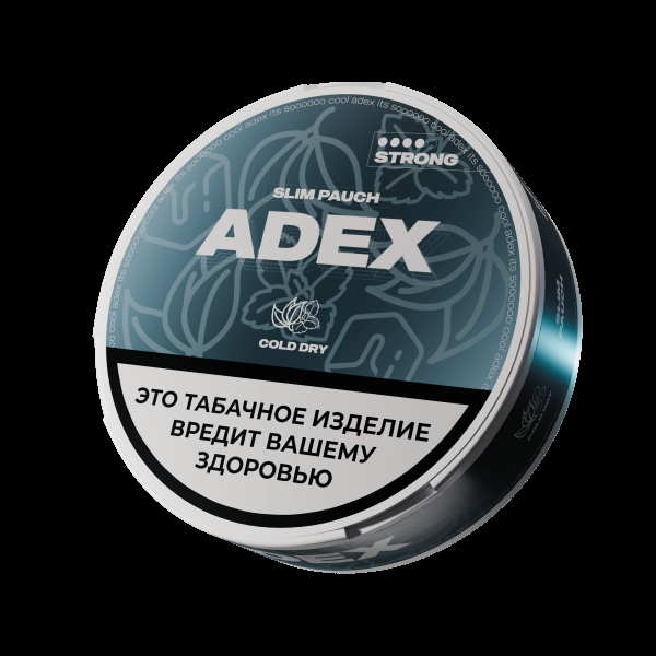 Жевательный табак ADEX Strong Slim Cold Dry 9 грамм в Сочи
