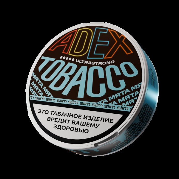 Жевательный табак ADEX Ultrastrong Slim Мята 9 грамм в Сочи