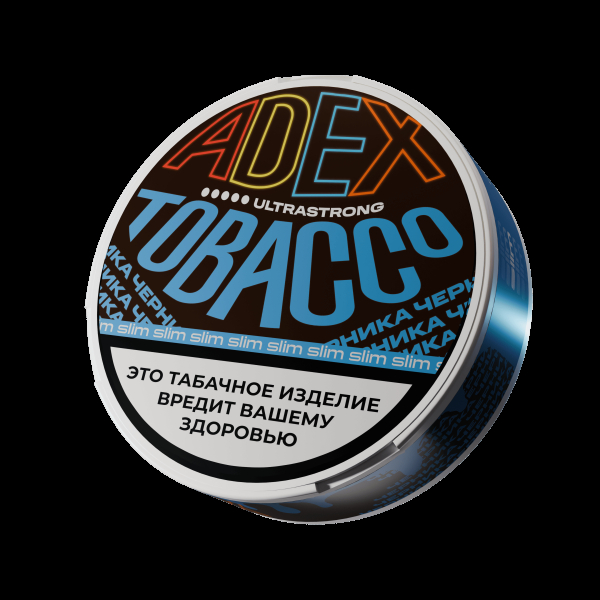 Жевательный табак ADEX Ultrastrong Slim Черника 9 грамм в Сочи