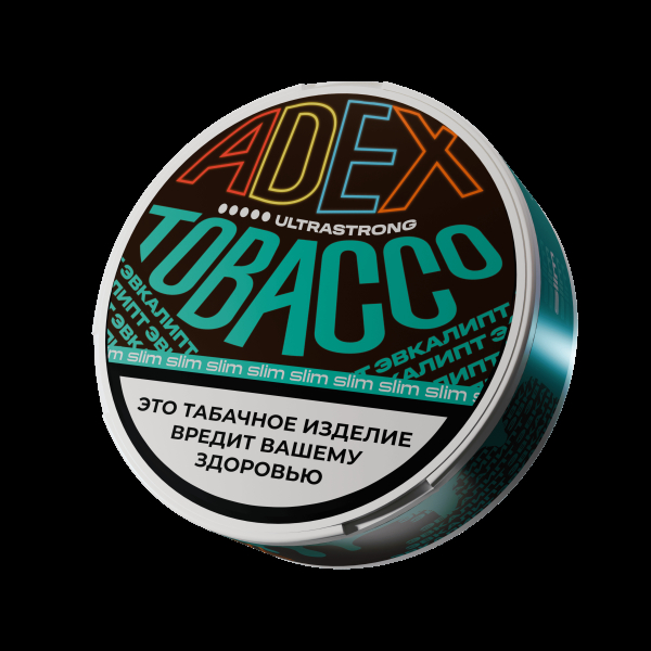 Жевательный табак ADEX Ultrastrong Slim Эвкалипт 9 грамм в Сочи