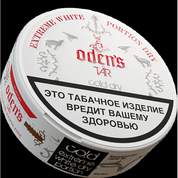 Жевательный табак Odens Tar  Cold Dry 16 грамм в Сочи
