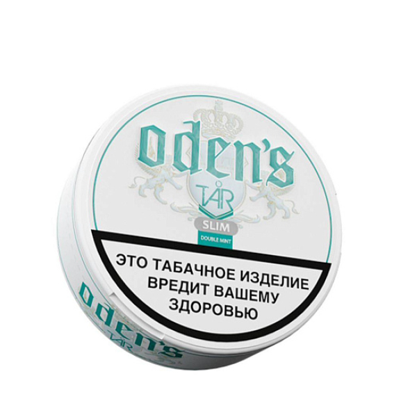 Жевательный табак Odens Tar  Double Mint Slim 10 грамм в Сочи