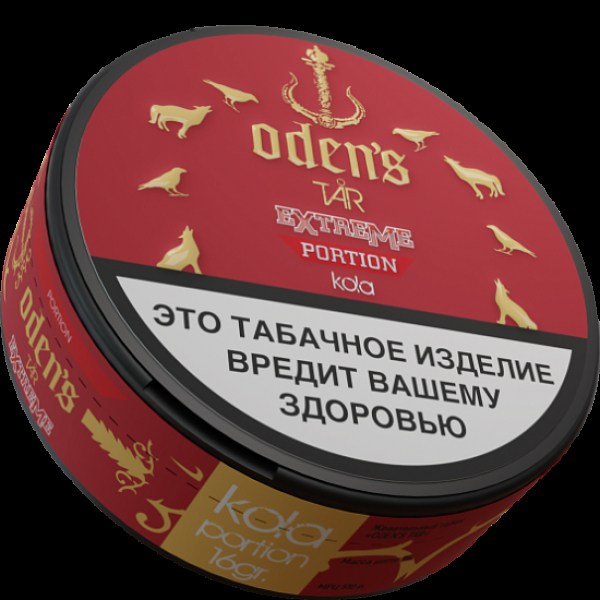 Жевательный табак Odens Tar  Portion  Kola 16 грамм в Сочи