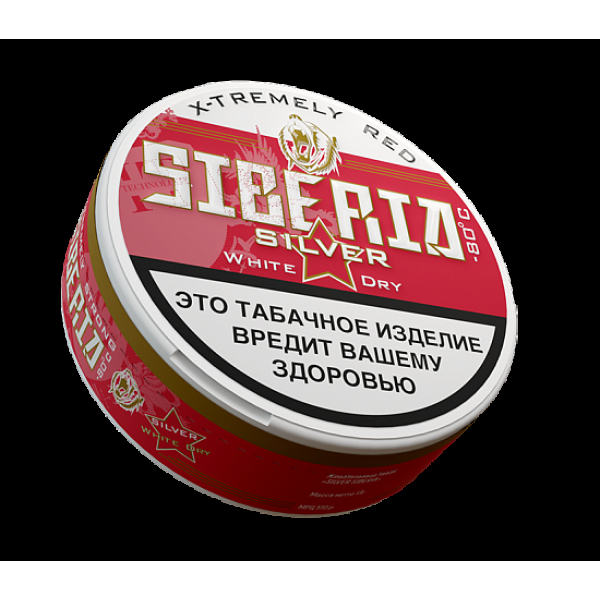 Жевательный табак Siberia Silver  White Dry 16 грамм в Сочи