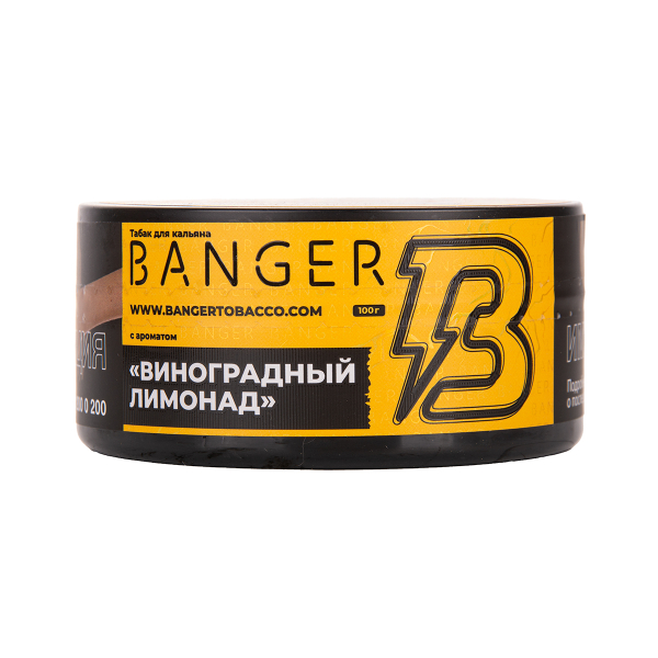 Табак Banger Grape Lemonade 100 грамм в Сочи