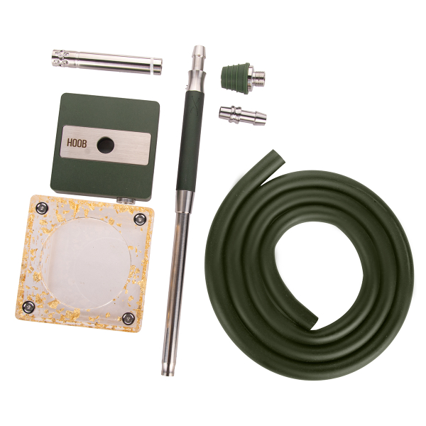 Кальян Hoob Subatom British Racing Green X Ss | Cube Mini Gold в Сочи