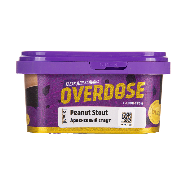 Табак Overdose Peanut Stout 200 грамм в Сочи