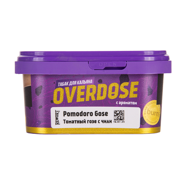 Табак Overdose Pomodoro Gose 200 грамм в Сочи