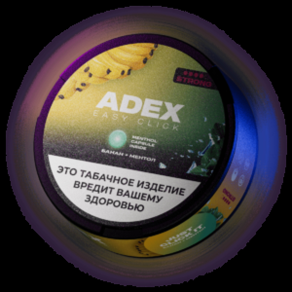 Жевательный табак Adex Click Банан Ментол  9 грамм в Сочи