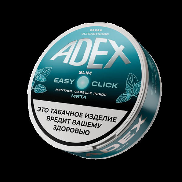 Жевательный табак Adex Click Slim  Мята Ментол 9 грамм в Сочи