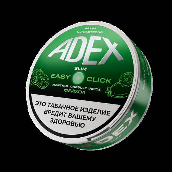 Жевательный табак Adex Click Slim  Фейхоа Ментол 9 грамм в Сочи