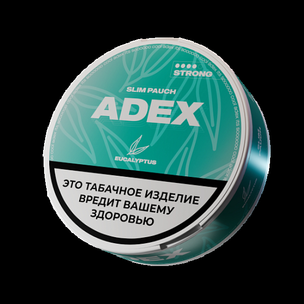 Жевательный табак Adex Strong Slim  Эвкалипт  9 грамм в Сочи