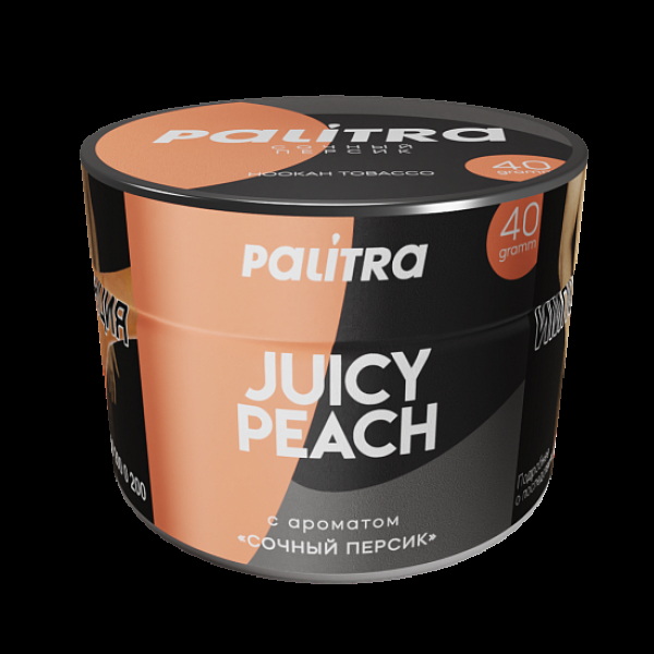 Табак Palitra Juicy Peach Сочный Персик 40 грамм в Сочи