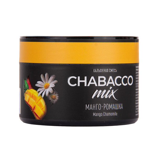 Бестабачная смесь Chabacco Mix Medium Mango Chamomile 40 грамм в Сочи