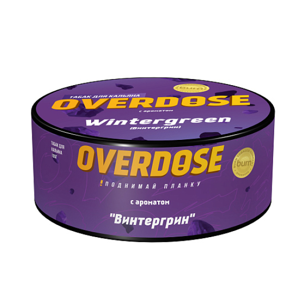 Табак Overdose Wintergreen 100 грамм в Сочи