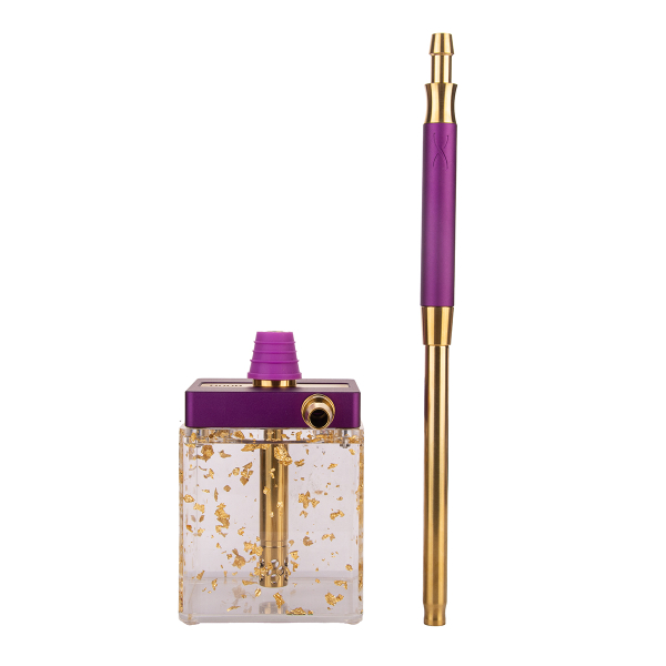 Кальян Hoob Subatom Royal Purple X Gold | Cube Mini Gold в Сочи