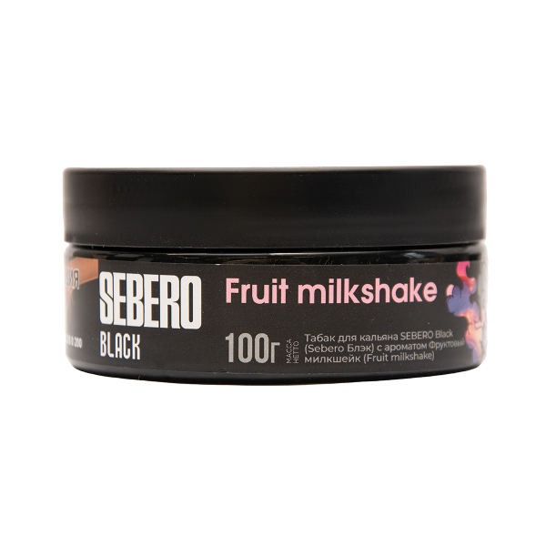 Табак Sebero Black Fruit Milkshake 100 грамм в Сочи
