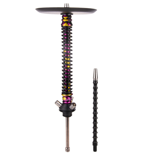 Кальян Mamay Customs Coilover Большой   Пурпурный/золотой Камуфляж Чёрный в Сочи