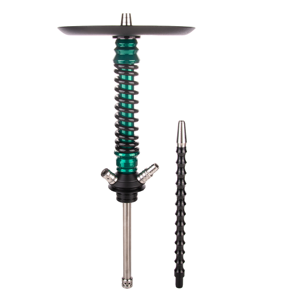 Кальян Mamay Customs Coilover Mini  Зелёный Лак Чёрный в Сочи