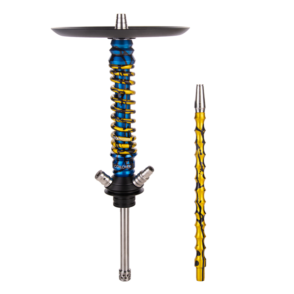 Кальян Mamay Customs Coilover Mini   Синий Сплеш Золотой Сплеш в Сочи