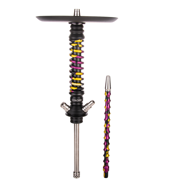 Кальян Mamay Customs Coilover Mini   Чёрный Пурпурный/золотой Камуфляж в Сочи