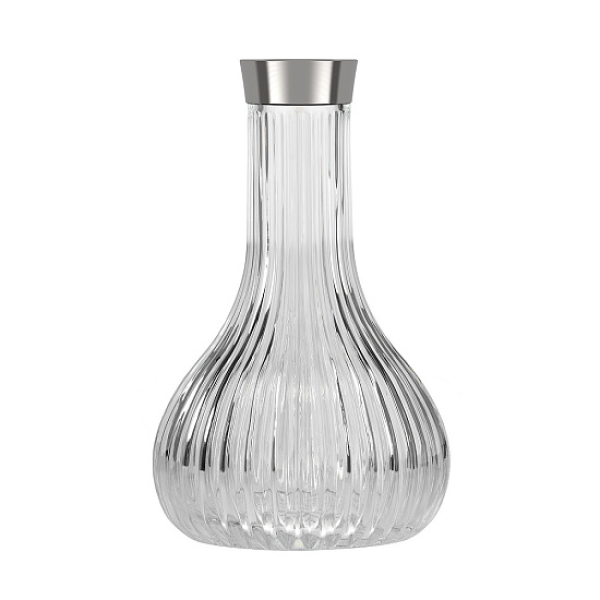 Колба Alpha Hookah Drop Twistlock На Резьбе Прозрачная  Silver в Сочи