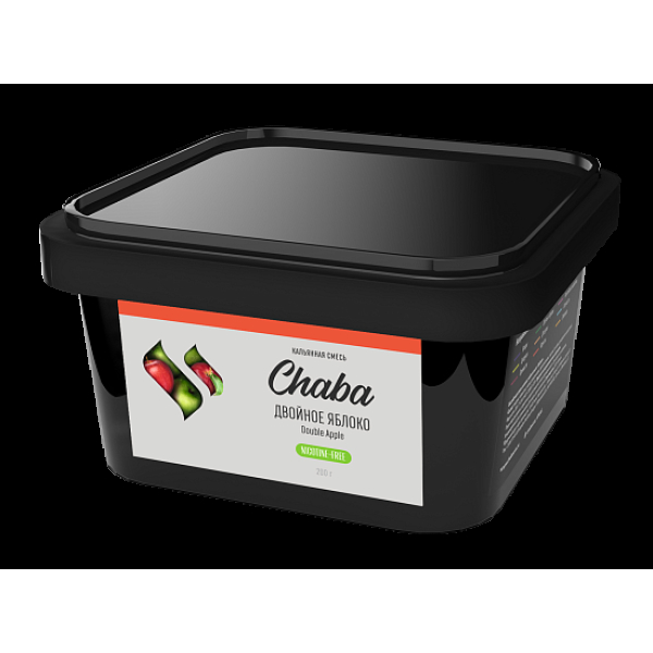 Безникотиновая смесь Chaba Double Apple Двойное Яблоко 200 грамм в Сочи