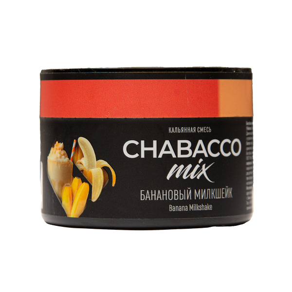 Бестабачная смесь Chabacco Medium Mix Banana Milkshake Medium 40 грамм в Сочи