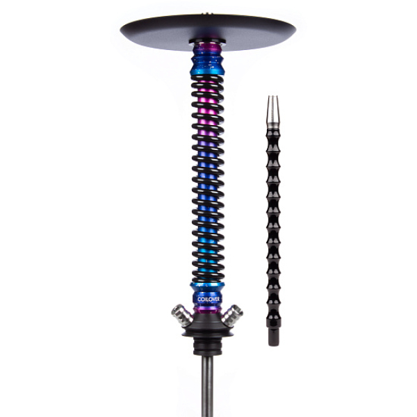 Кальян Mamay Customs Coilover Big Anod Blue Space Черный Глянец в Сочи