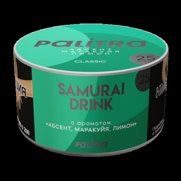 Табак Palitra Samurai Drink Напиток Самурая 25 грамм в Сочи