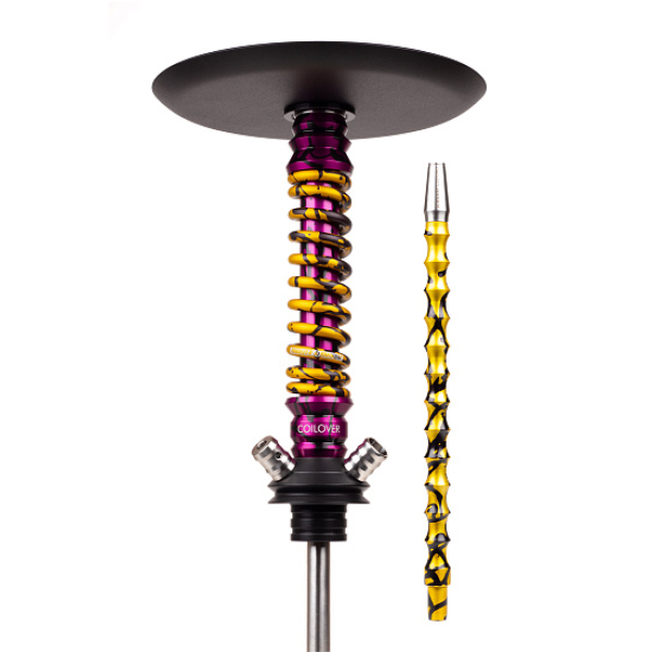 Кальян Mamay Customs Coilovers Mini Special Anod Purple Splash Gold Splash в Сочи