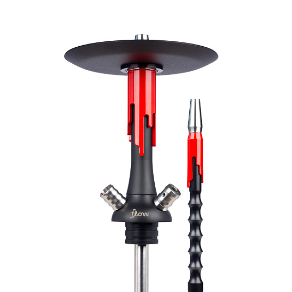 Кальян Mamay Customs Flow Черный Матовый Красный Глянец в Сочи