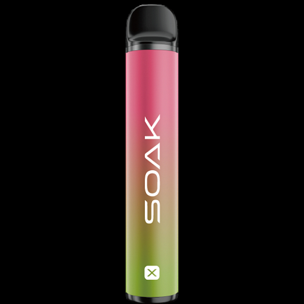 Электронка Soak X Raspberry Soda Малиновая Газировка 2200 затяжек в Сочи